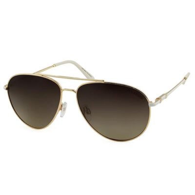 Locello Mara 376A Gold with White / Brown Gradient Polarised