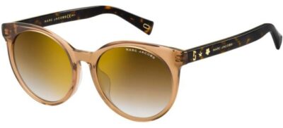 MARC JACOBS 344/S086 54 Tort Translucent Brown / Gold
