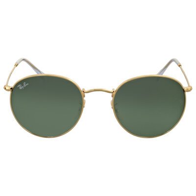 Ray-Ban RB3447 Round Metal 001/53 53 Gold/Green