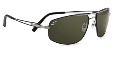 Serengeti Augusto 7225 Silver/Green Polarised