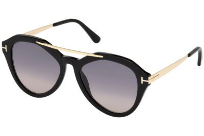 Tom Ford Lisa FT0576S 01B Black / Smoke Gradient