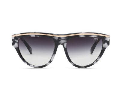 Quay Flight Risk Black White Tort/ Smoke