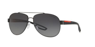 Prada PS55QS 1AB5W1 62 Black/Grey Gradient Polarised