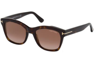 Tom Ford Lauren FT0614 52F Tort Brown / Brown Gradient