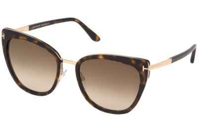 Tom Ford Simona FT0717 52F Dark Havana Brown / Brown Gradient