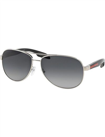 Prada PS53PS 1BC5W1 62 Steel Silver/Grey Gradient Polarised