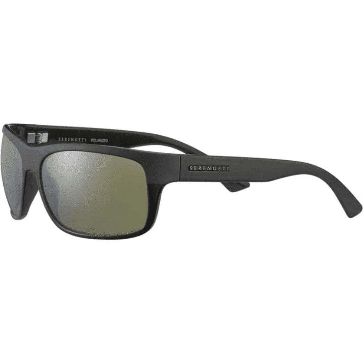 Serengeti Pistoia 8301 Matte Shiny Black 555nm Green Mineral Glass Photochromic Polarised