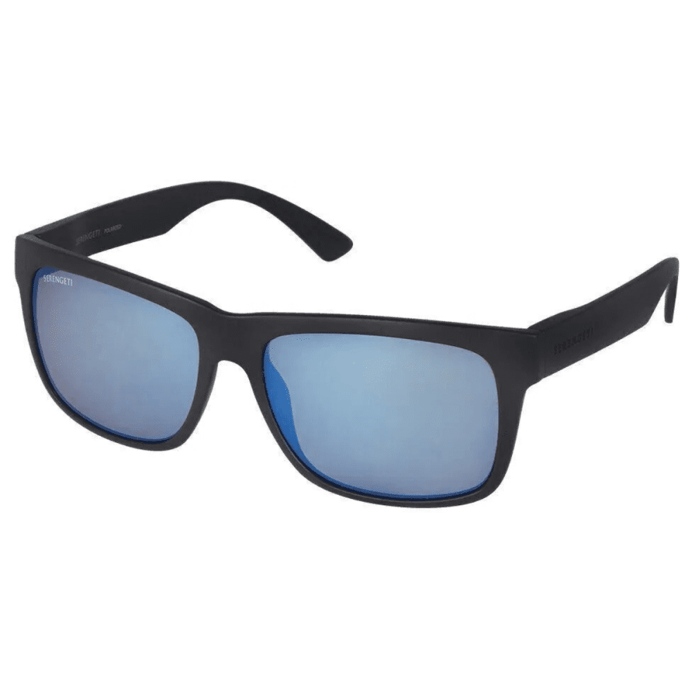 Serengeti Positano 8982 Matte Black 555nm Blue Mineral Polarised sunglass culture coomera store online
