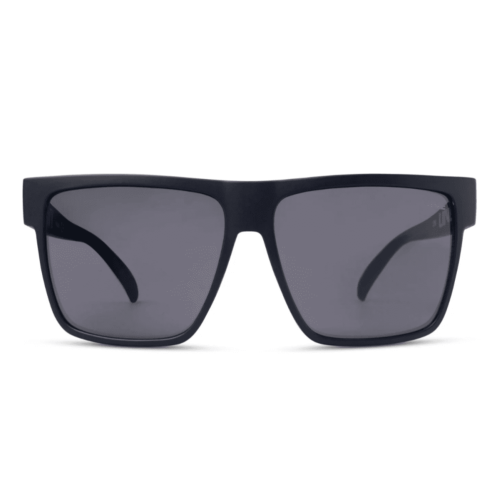 Envy L0623A Matte black large quare flat top sunglass culture coomera online front