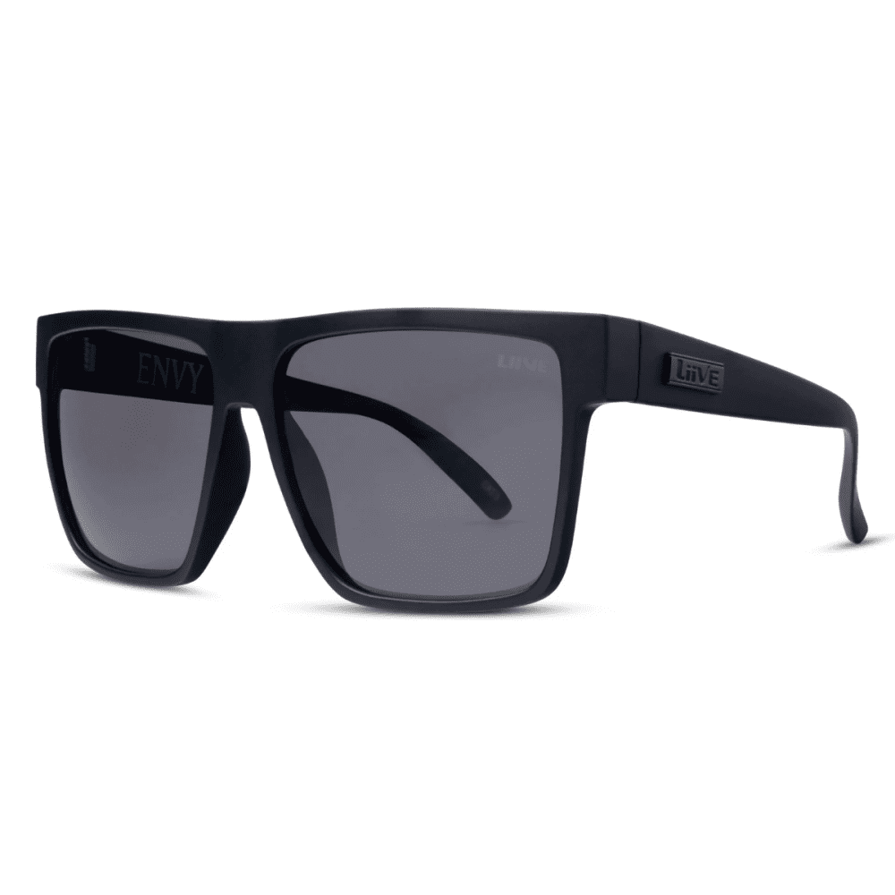 Envy L0623A Matte black large quare flat top sunglass culture coomera online