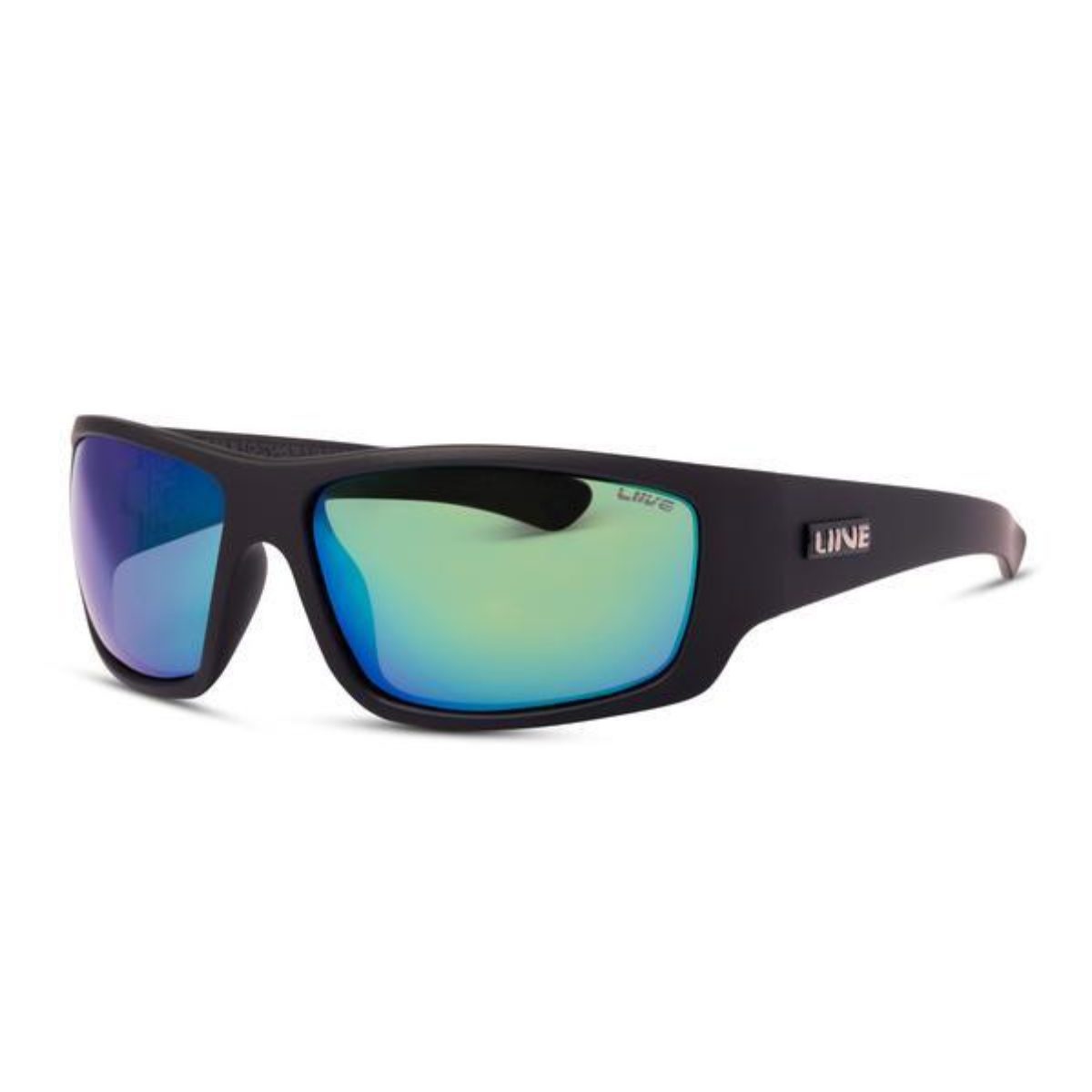 Liive Kuta 0633A Matte BlackBlue Green Mirror Polarised