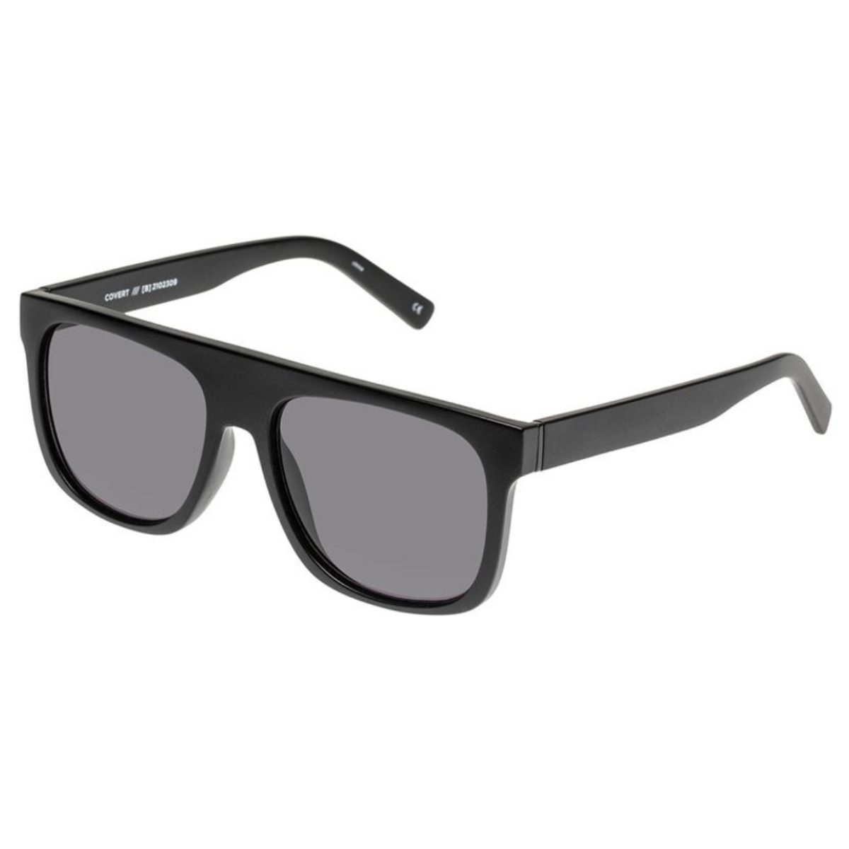 Le Specs Covert 2102309 Black Rubber Smoke sunglass culture coomera sunnies store