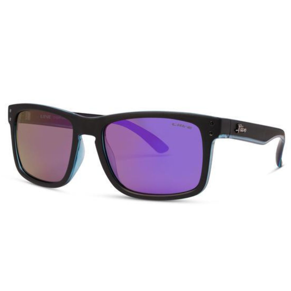 Liive Cheap Thrill 0356F Matte Black Sky Blue Mirror SUNGLASS CULTURE SUNNIES STORE GOLD COAST COOMERA ONLINE