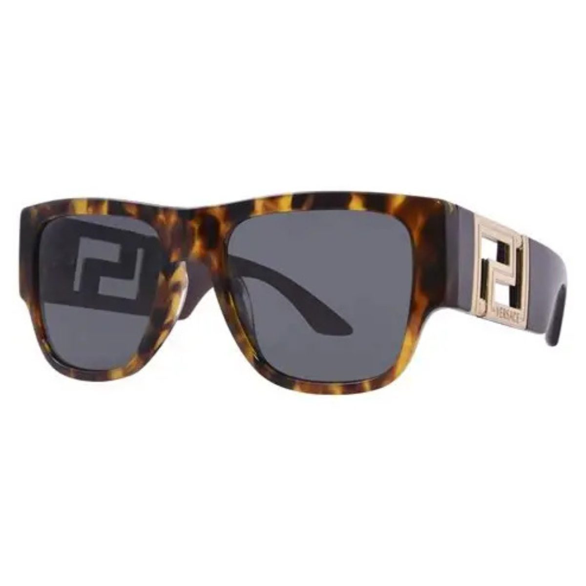 Versace VE4403 511987 Havana Dark Grey bold large square flat top sunglass culture coomera