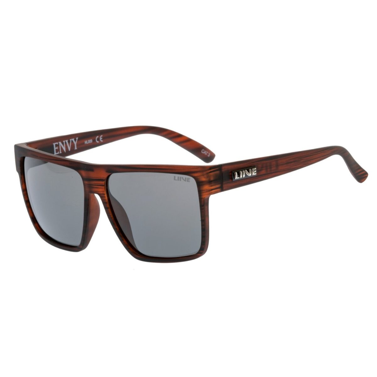Liive Envy 0624A Brown WoodSmoke Polarised