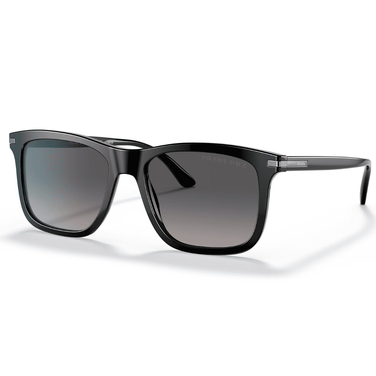 Prada PR18WS 1AB09G 53 Black/Grey Gradient Polarised