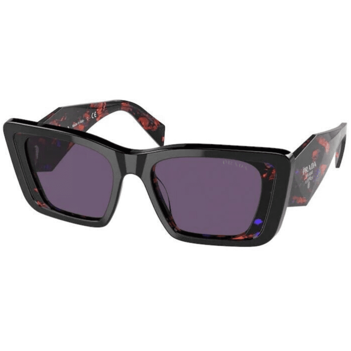 Prada PR08YS 04V6O2 51 Black Havana Abstract Violet purple womens sunglass culture coomera gold coast north