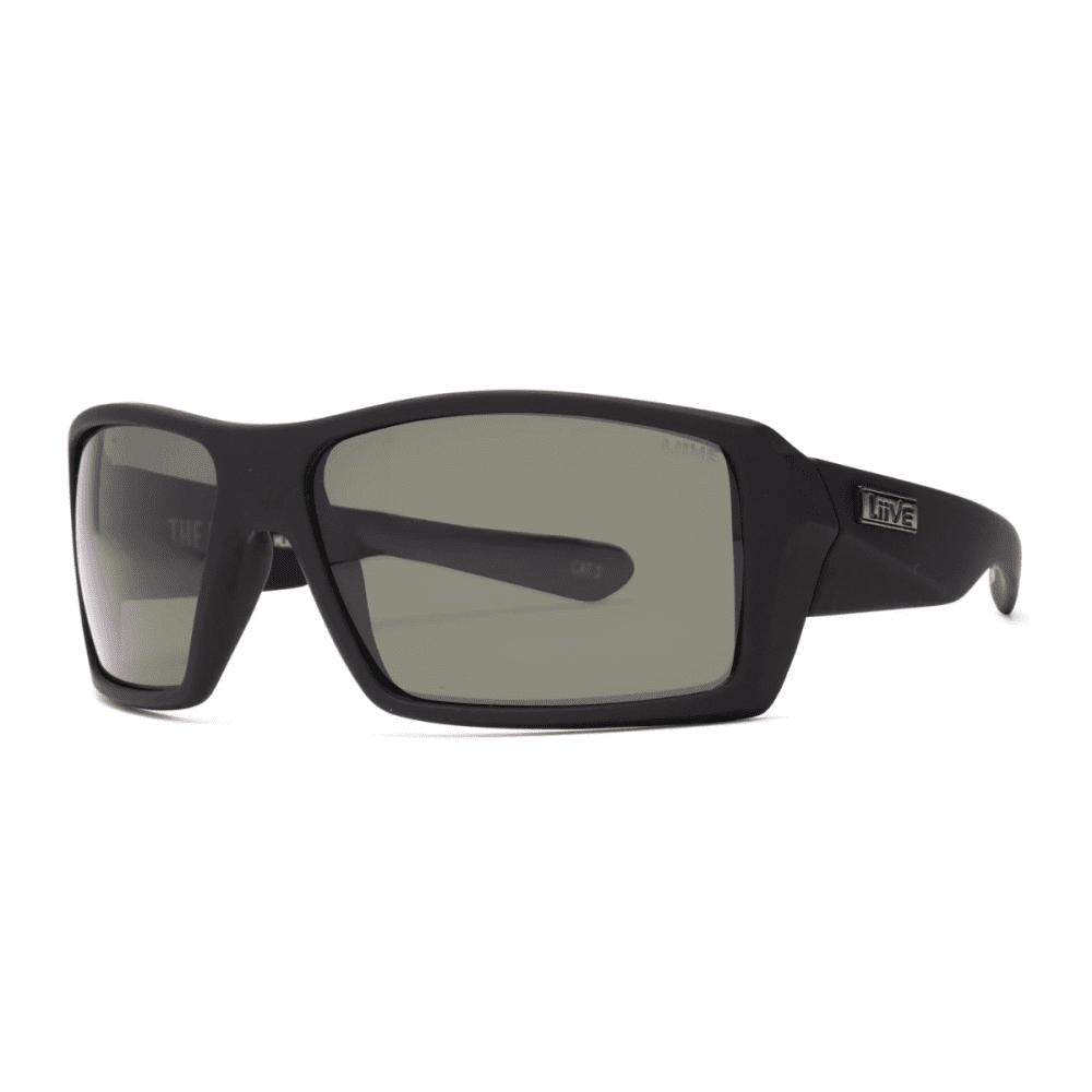 The Edge sunglass culture wrap mens sunnies store coomera online matte black polarised green tint lens cat 3