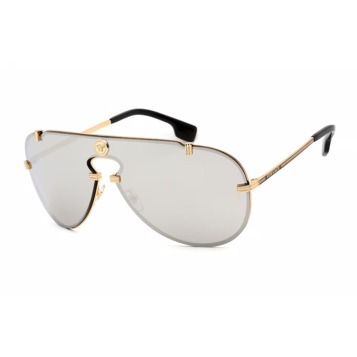 Versace VE2243 10026G 43 Gold Light Grey Sunglass Culture Luxury sunnies store online gold coast Coomera