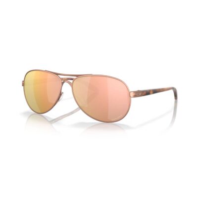 Oakley Feedback OO4079 44 59 Satin Rose Gold/Prizm Gold Mirrored