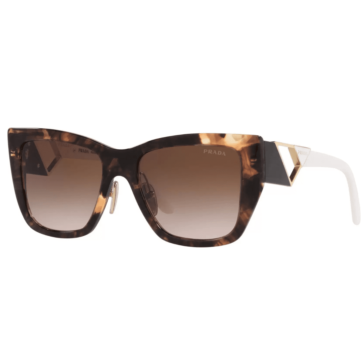 Prada PR21YS 07R6S1 54 Caramel Tort/Brown Gradient