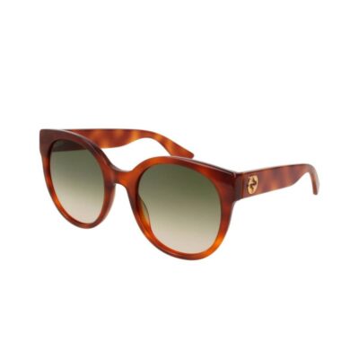 Gucci GG0035S 012 Havana/Green Gradient