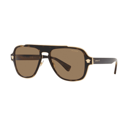 Versace VE2199 1252LA 56 Havana/Brown Polarised