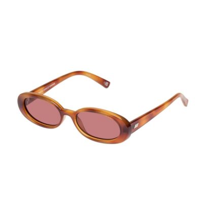Le Specs Outta Love 2202445 Vintage Tort Le Specs Outta Love 2202445 Vintage Tort rose lens oval womens Sunglass Culture side