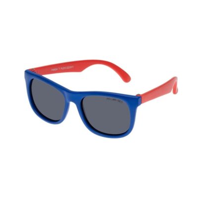 Cancer Council Kids Panda Flexi T 2222975 Blue and Red/Smoke Polarised