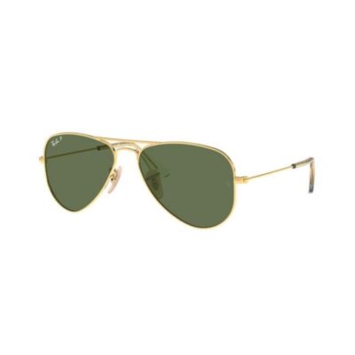 Ray-Ban Kids RJ9506S 223 2P 52 Gold/Green Polarised
