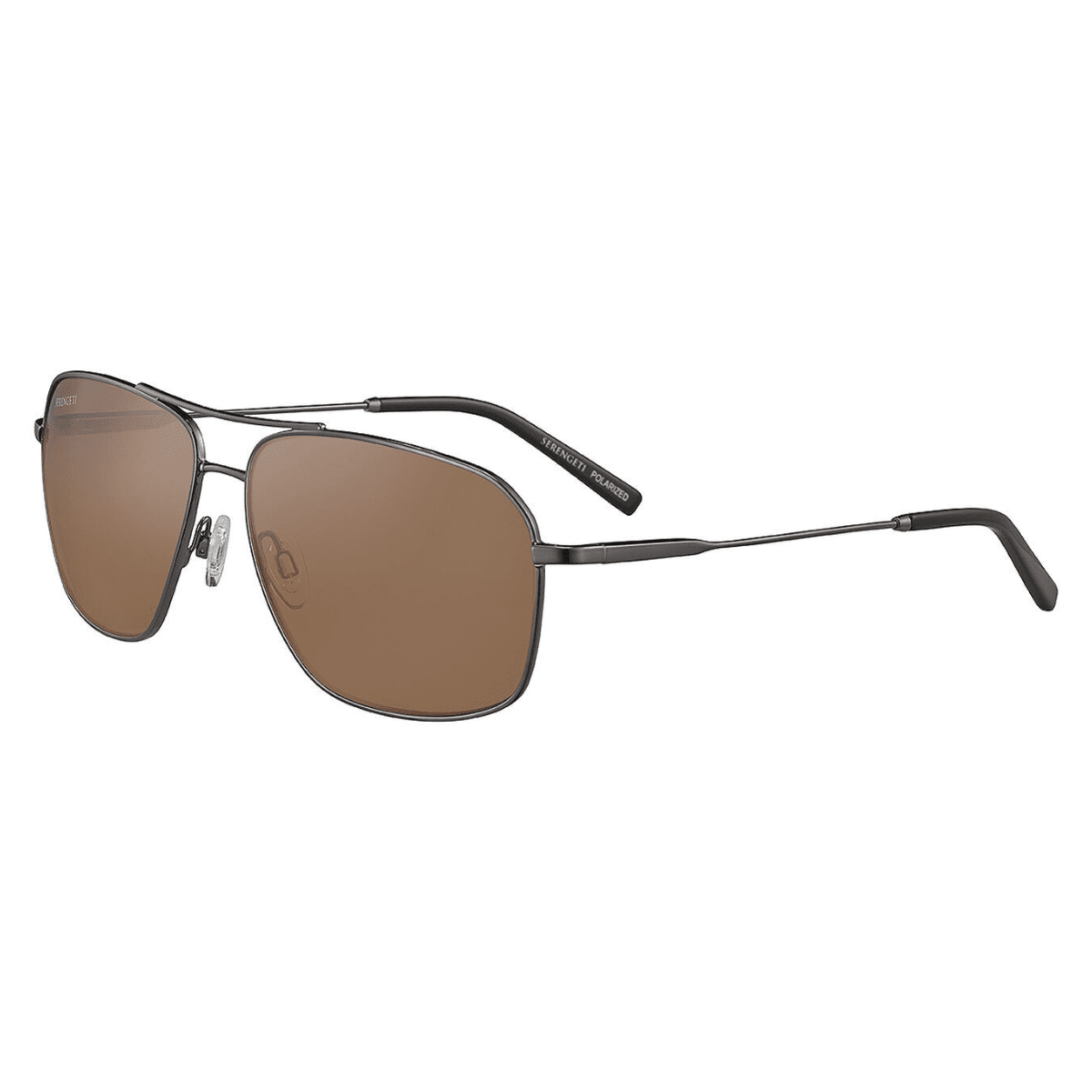Serengeti Dorwinn SS578003 Shiny Gunmetal Drivers Mineral Glass Photochromatic Polarised sunglass culture side