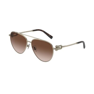 Tiffany & Co. TF3092 60213B 59 Pale Gold/Brown Gradient