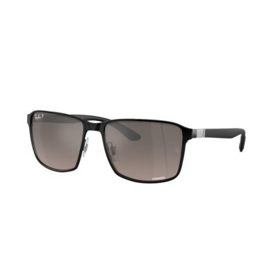 Ray-Ban RB3721CH 186/5J 59 Matte Black/Black Mirrored Polarised