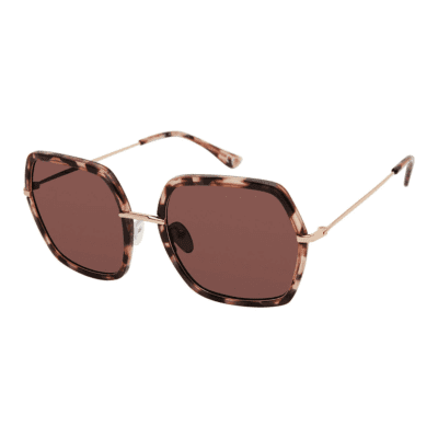 Privé Revaux The Bay/HT8 57/OF/Tortoiseshell and Gold/Pink Polarised Blue Light Blocker