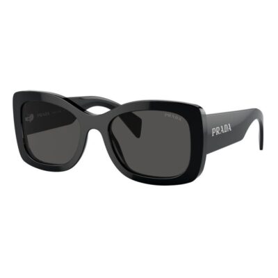 Prada PRA08S 1AB5SO 56 Black/Dark Grey