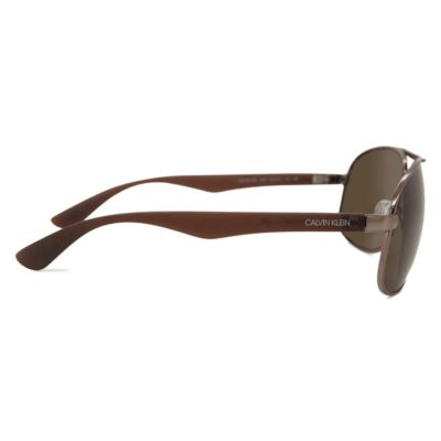 Calvin Klein 19137S 200 Brown sunglass culture temple view