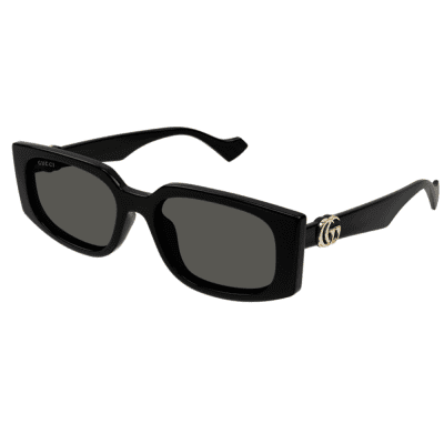 Gucci GG1534S 001 Black Rectangle Gold