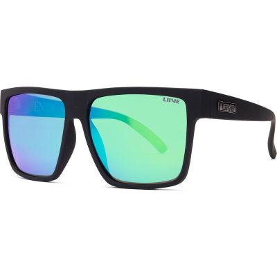 Liive Brooksy Envy L0798A Matte Black Floating/Green Mirror Polarised