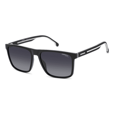 Carrera 8064/S 80S 9O 57 Black White/Dark Grey Gradient