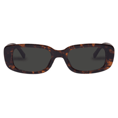 AIRE CERES 2222557 DARK TORT rounded rectangle oval unisex sunglass culture front