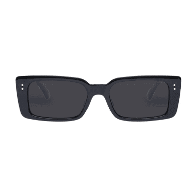 AIRE ORION 222552 BLACK BOLD RECTANGLE UNISEX SUNGLASS CULTURE FRONT