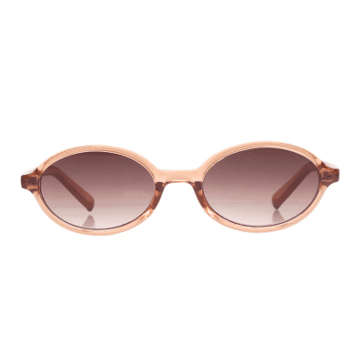 REALITY THE BESSETTE DUSTY ROSE SLIM OVAL WOMENS SUNGLASS CULTURE FRONT