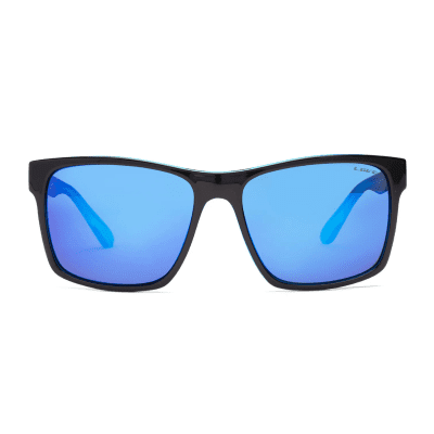 LIIVE Kerrbox 0505B Neon Black Blue Mens Square Sunglass Culture front
