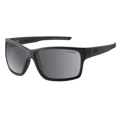 Dirty Dog Cosmic 53714 Black Grey Polarised wrap mens sunglass culture side