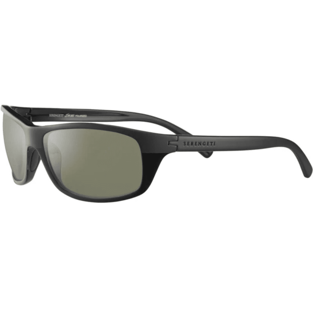 Serengeti Bormio SS9001 Black Green Lens Polarised side