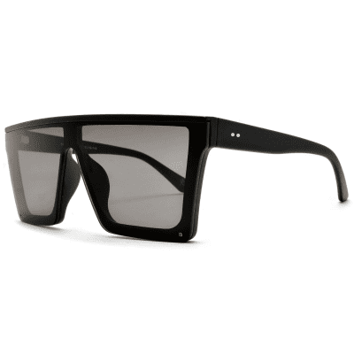 Sunglass Culture Flat Top Sunglasses Black square unisex men women sunglass culture side