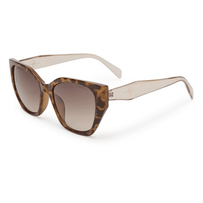 Fiorelli Leia 2547301 Tortoise Nougat Gradient cat eye modern classic sunglass culture side