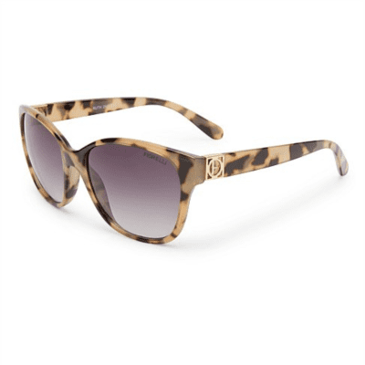 Fiorelli Ruth 2547305 Charcoal Tortoise soft medium cateye square womens sunglass culture side