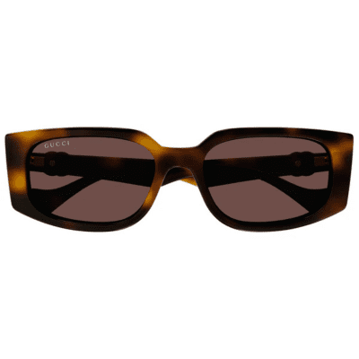 GUCCI 1534S 002 HAVANNA brown womens rectangle sunglass culture front