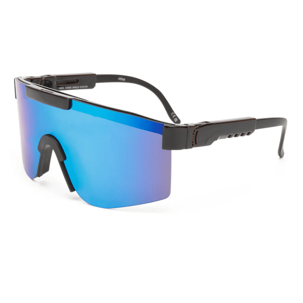 Solarized Kids Turbo Shield 2431118 Black/Blue Mirror